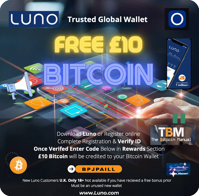 Free £10 Bitcoin